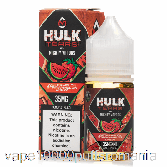 Vape Romania Pepene Verde Paie Pepene Galben - Saruri De Lacrimi Hulk - 30ml 50mg